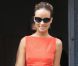 La ravissante Olivia Wilde quitte les studios Skylight SoHo à l'issue du défilé Ralph Lauren. New York, le 13 septembre 2012.