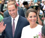 Kate Middleton et le prince William lors de leur voyage officiel à Kuala Lumpur en Malaysia le 14 septembre 2012
