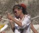 Kate Moss profite du soleil d'Ibiza avec des amis, le 15 septembre 2012.