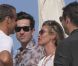 Kate Moss, son mari Jamie Hince et Vladislav Doronin en vacances à Ibiza, le 15 septembre 2012.