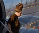 Lady Gaga descend de son jet privé à son arrivée à Londres, le 16 septembre 2012.
