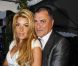 Jean-Marie Bigard et Lola après leur mariage religieux, au Café Barge, à Paris. Le 3 septembre 2011.