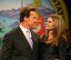 California Governor Arnold Schwarzenegger and California's first lady Maria Shriver look at each other before Arnold is sworn-in for his second term at Memorial Auditorium in Sacramento, California on January 5, 2007. Photo by Aaron Kehoe/UPI/ABACAPRESS.COM05/01/2007 - Sacramento