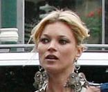 Kate Moss en retard au mariage de Leah Wood, le 21/06/08
