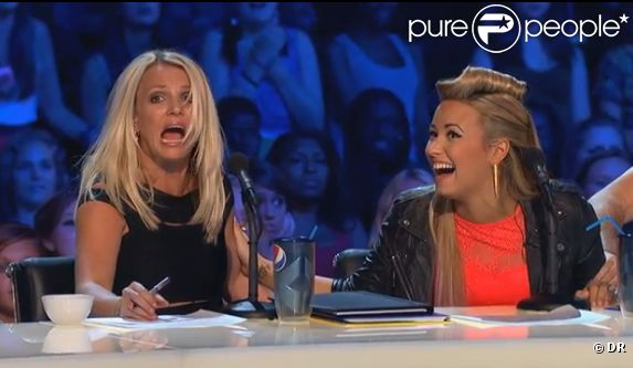 Britney Spears dans  X Factor  - émission du jeudi 20 septembre 2012.