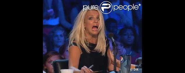 Britney Spears, terrifiée par l'orage dans X Factor...