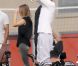 David Beckham regarde ses enfants jouer au football aux côtés de la petite Harper, le samedi 22 septembre à Los Angeles.