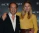 Le créateur Ermanno Scervino et son égérie Dree Hemingway lors du défilé printemps-été 2013 de la marque italienne. Milan, le 20 septembre 2012.