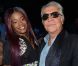 Azealia Banks et Roberto Cavalli lors du défilé Just Cavalli printemps-été 2013. Milan, le 21 septembre 2012.