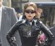 Lady Gaga arrive devant le magasin Sephora des Champs-Elysées, le 23 septembre2012.