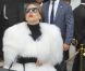 Lady Gaga quitte le magasin Sephora des Champs-Elysées, le 23 septembre2012.