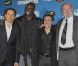 Gad Elmaleh, Omar Sy, José Garcia et Jean-Pierre Marielle lors de l'avant-première du film Les Seigneurs à Paris le 24 septembre 2012