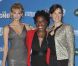 Frédérique Bel, Claudia Tagbo et Clémentine Baert lors de l'avant-première du film Les Seigneurs à Paris le 24 septembre 2012