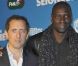 Gad Elmaleh et Omar Sy lors de l'avant-première du film Les Seigneurs à Paris le 24 septembre 2012