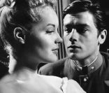 Alain Delon et Romy Schneider en 1958.