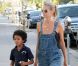 Heidi Klum et son fils Johan à Los Angeles, le 24 septembre 2012.