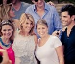 Les acteurs de la série  La fête à la maison  à Los Angeles - septembre 2012.