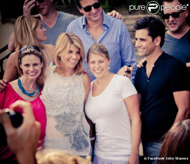 Les acteurs de la série  La fête à la maison  à Los Angeles - septembre 2012.