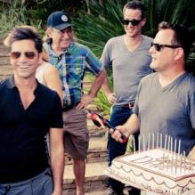 Les acteurs de la sitcom <em>La fête à la maison</em> à Los Angeles, en septembre 2012.