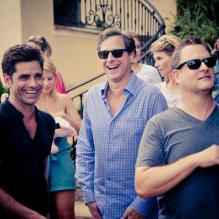 John Stamos, Bob Saget et Dave Coulier de la série <em>La fête à la maison</em> à Los Angeles - septembre 2012.