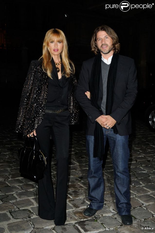 Rachel Zoe et son mari Rodger Berman arrivent à l'École Nationale Supérieure des Beaux-Arts pour le défilé Lanvin printemps-été 2013. Paris, le 27 septembre 2012.