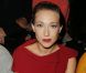 Laura Smet assiste du premier rang au défilé Lanvin printemps-été 2013. Paris, le 27 septembre 2012.