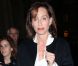 Kristin Scott Thomas à son arrivée à l'École Nationale Supérieure des Beaux-Arts pour le défilé Lanvin printemps-été 2013. Paris, le 27 septembre 2012.