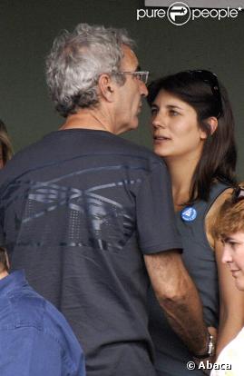 Raymond Domenech et Estelle Denis