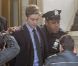 Chace Crawford alias Nate est arrêté sur le tournage de la série Gossip Girl, à New York, le 1er octobre 2012
