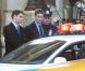 Chace Crawford alias Nate est arrêté sur le tournage de la série Gossip Girl, à New York, le 1er octobre 2012