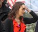 Leighton Meester sur le tournage de Gossip Girl, le 1er octobre 2012 à New York