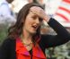 La jolie Leighton Meester sur le tournage de Gossip Girl, le 1er octobre 2012 à New York