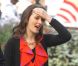 La comédienne Leighton Meester sur le tournage de Gossip Girl, le 1er octobre 2012 à New York