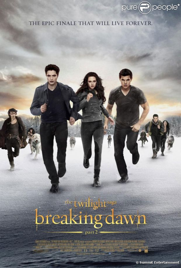 Le poster final de  Twilight - Chapitre 5 : Révélation 2e partie , en salles le 14 novembre.