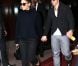 Jennifer Lopez sort de son hôtel avec son amoureux Casper Smart à Paris, le 2 octobre 2012