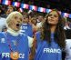 Marie-Claire Noah entourée de ses enfants et petits-enfants la finale de l'Eurobasket 2011 entre la France et Espagne à Kaunas en Lituanie le 19 septembre 2011