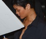 Rihanna à New York le 3 octobre 2012, soir où elle a assisté avec Chris Brown à un concert de Jay-Z.