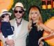 Rachel Zoe, Rodger Berman et leur fils Skyler lors du 3e Veuve Clicquot Polo Classic annuel, à Los Angeles, le 6 octobre 2012