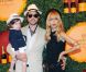 Rachel Zoe, Rodger Berman et leur fils Skyler lors du 3e Veuve Clicquot Polo Classic annuel, à Los Angeles, le 6 octobre 2012