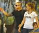 Belle journée pour Jennifer Lopez à Madrid en compagnie de ses enfants et son amoureux Casper Smart. Le 7 octobre 2012