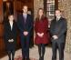 Kate Middleton et le prince William étaient les invités de l'Honorable Société du Middle Temple, une des quatre  Inns of Court , à Londres, le 8 octobre 2012, pour rencontrer des lauréats des bourses royales et inaugurer celle à leur nom.