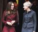 Catherine, duchesse de Cambridge et le prince William étaient les invités de l'Honorable Société du Middle Temple, une des quatre  Inns of Court , à Londres, le 8 octobre 2012, pour rencontrer des lauréats des bourses royales et inaugurer celle à leur nom.