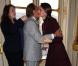  Le couturier Valentino (Valentino Garavani) a été fait commandeur dans l'ordre des Arts et des Lettres le 10 octobre 2012 au ministère de la Culture, à Paris. La ministre Aurélie Filippetti lui a remis la décoration décidée par son prédécesseur Frédéric Mitterrand. 