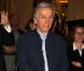 Constantin Costa Gavras assistait à la remise des insignes de commandeur dans l'ordre des Arts et des Lettres à Serge Toubiana, le 10 octobre 2012 au ministère de la Culture, à Paris.