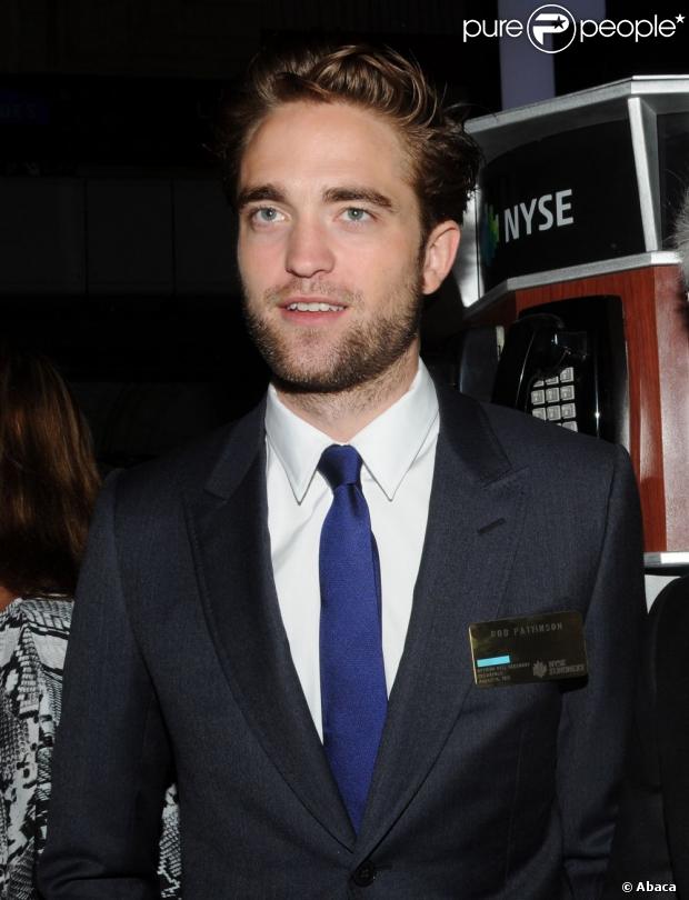 Robert Pattinson lors de la promo de Cosmopolis en août 2012 à New York