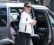 Jennifer Garner va chercher sa fille Seraphina à son cours de karaté. Santa Monica, le 12 octobre 2012.