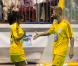  Jenifer et M. Pokora lors du Foot-Concert qui se déroulait à Lyon le 13 octobre 2012 au profit de l'association Huntington Avenir 