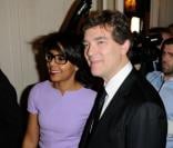 Audrey Pulvar et Arnaud Montebourg à Paris, le 18 janvier 2012.