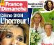 Couverture de France Dimanche à paraître le 19 octobre 2012.