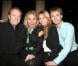 Frank Alamo, sa femme Claudy, sa fille Élodie et son fiancé à Paris le 13 février 2006.